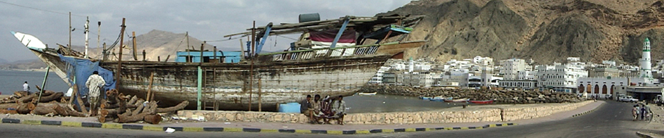 Hafen in Mukalla, Jemen