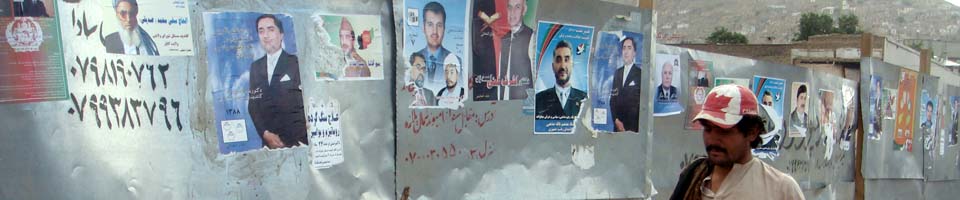 Wahlplakate Kabul
